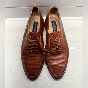 Men’s Vintage Kenneth Cole Brown Leather Oxfords 9.5